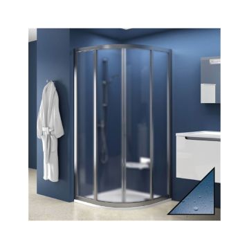 Ravak Shower Corner SKCP4-90 Satin + Polystyrene Pearl (3117OU0211)