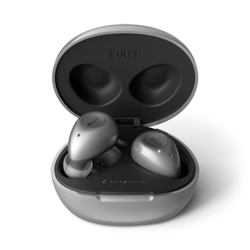KEF Mu3 Wireless Earbuds Titanium
