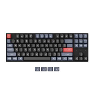 Keychron K8 Pro, TKL, Gateron G Pro Brown Switch, Black, US (K8P-H3)