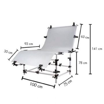 Falcon Eyes Photo Table ST-1020A 100x200cm