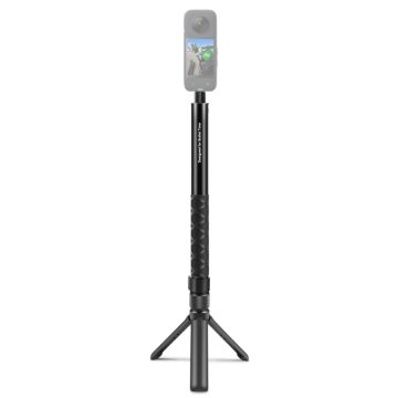 Puluz PU887B Rotary Handle Desktop Tripod Stand 110cm Selfie Stick Monopod For Insta360 X3 / X4 / X4 Air / X5 / DJI Osmo 360