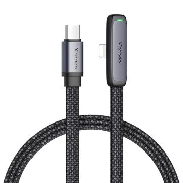 Mcdodo CA-3350 USB to USB-C angle cable, 1.2m Black