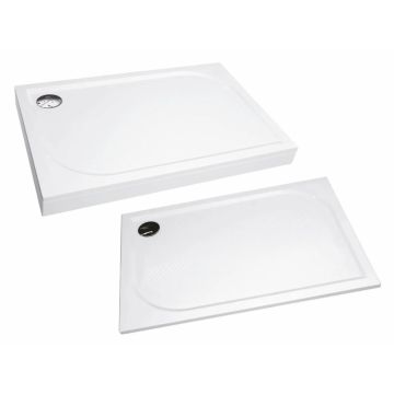 Dušas Paliktnis SPN 80x120 Balts (PT-711K)