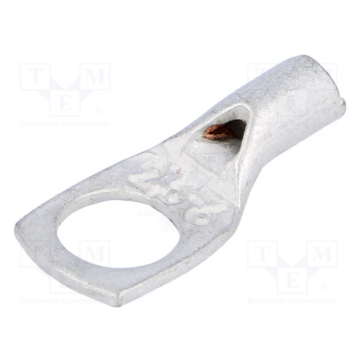 OUNEVA VA01-0031 ring tube; M6; 2.5mm2; crimped; for cable; tinned; L: 21mm (VA01-0031 PK2,56)