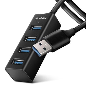Axagon USB 3.2 4 Port Mini Hub 1.2m HUE-M1AL (HUE-M1AL)
