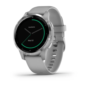 Garmin Vivoactive 4S Powder Gray/Silver (010-02172-03)