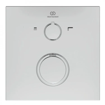 Ideal Standard Ceratherm C100 Iebūvējamā Termostata Jaucējkrāns Dušai un Vannai Ārējā Daļa (A7522AA)