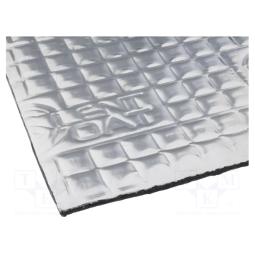 Silent Coat Damping mat, extra/aluminium foil/butyl rubber/ 375x250x4mm (SC-M4-23) Skaņas Izolācija