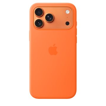 Apple iPhone 17 Pro Max Silicone Case with MagSafe Orange MGFL4