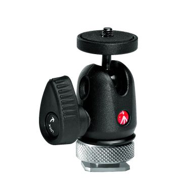 Manfrotto 492 Micro Ball Head With Hot Shoe Mount (492LCD)