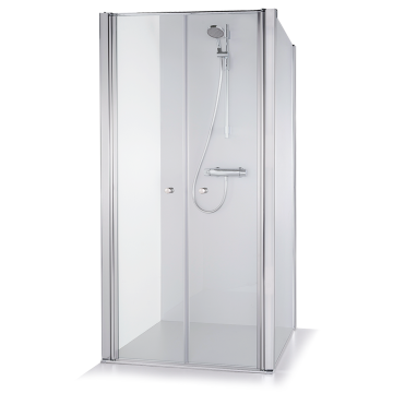 Baltijos Brasta ERIKA Shower Enclosure 100x100 Tinted Brown