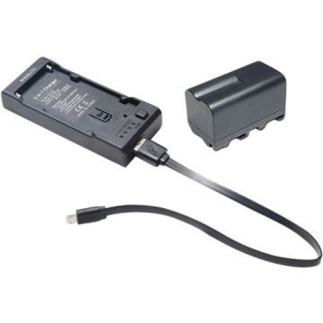 Nanlite Battery 4500mah NP-F Type + CN-58 2-1 Charger Kit