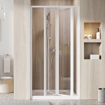 Ravak Shower Door SDZ3-90 195 White + Glass Transparent (02V701O2Z1)