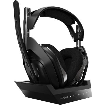 ASTRO Gaming A50 with Charging Station, 2.4GHz, PS5 (HDMI adapter required), PS4, PC/Mac - Black (939-001676)