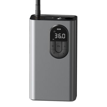 Baseus mini car compressor tire pump with 7500 mAh battery gray (CRCQB02-0A)