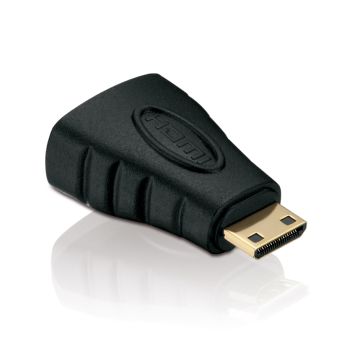 PureLink mini HDMI plug HDMI socket FULL HD BASIC black (X-HA030)