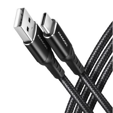 Axagon USB C to USB 2.0 Cable 1m Black (BUCM-AM10AB)