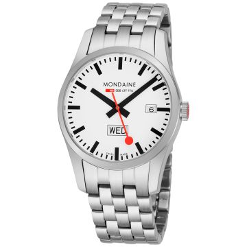 Mondaine Retro Date Men's Watch A6673034016SBM