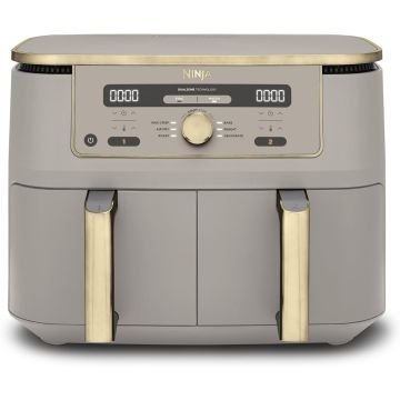 Ninja Dual Zone Digital Air Fryer 9.5L Stone/Gold (DZ400EUSTGD)