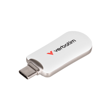 Verbatim Plectra USB‑C Flash Drive 256 GB white