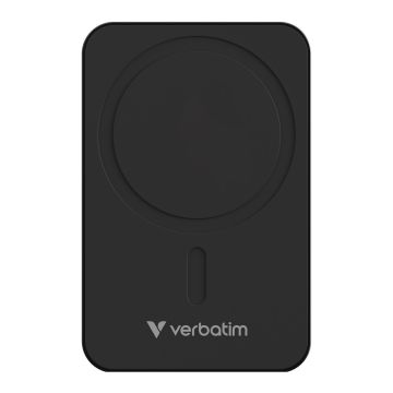 Verbatim Charge n Go Essentials Power Bank Magnetic Wireless 20000 mAh Black