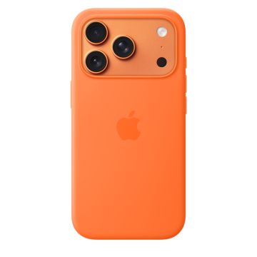Apple iPhone 17 Pro Silicone Case with MagSafe Orange MGFE4