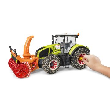 Bruder Claas Axion 950 with Snow Chains and Snow Blower (03017)