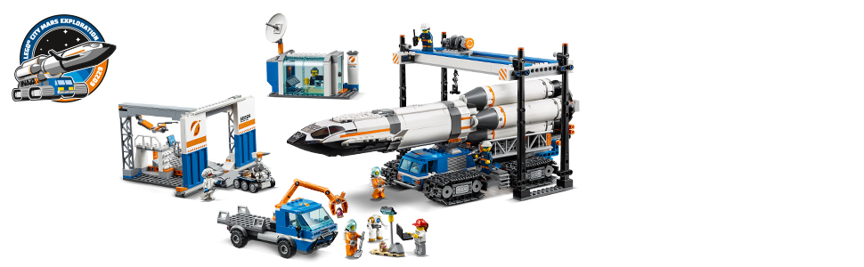 LEGO City Rocket Assembly & Transport