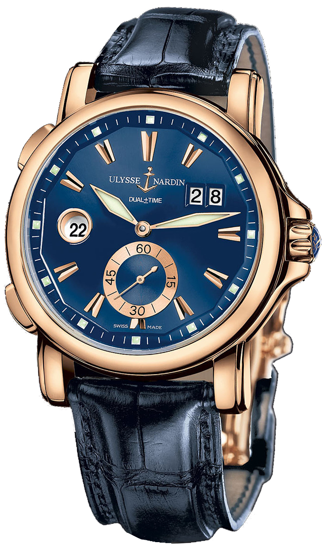 Ulysse Nardin Dual Time 42 mm Mens Watch Model 246-55.93 | Mens ...