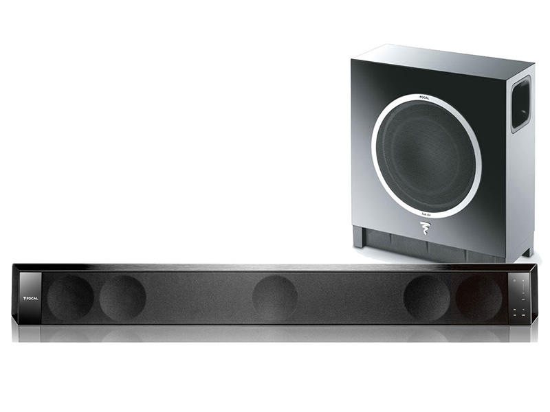 Focal soundbar. Саундбар Focal. Сабвуфер Focal саундбар. Саундбар Focal Dimension и Dimension sub. Домашний кинотеатр Focal Dimension.