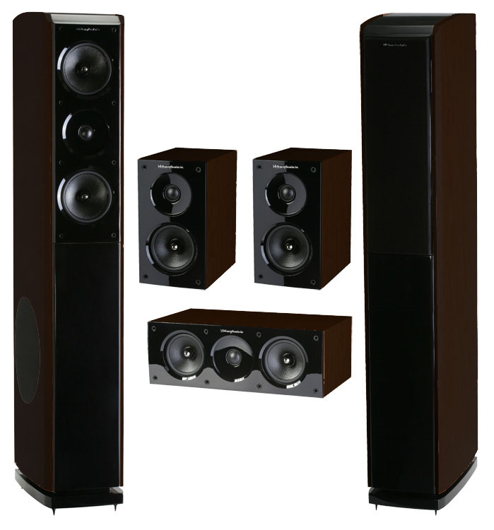 Denon AVR-X520BT + Wharfedale Obsidian 600 HCP Set 5.0 Wenge | Audio ...