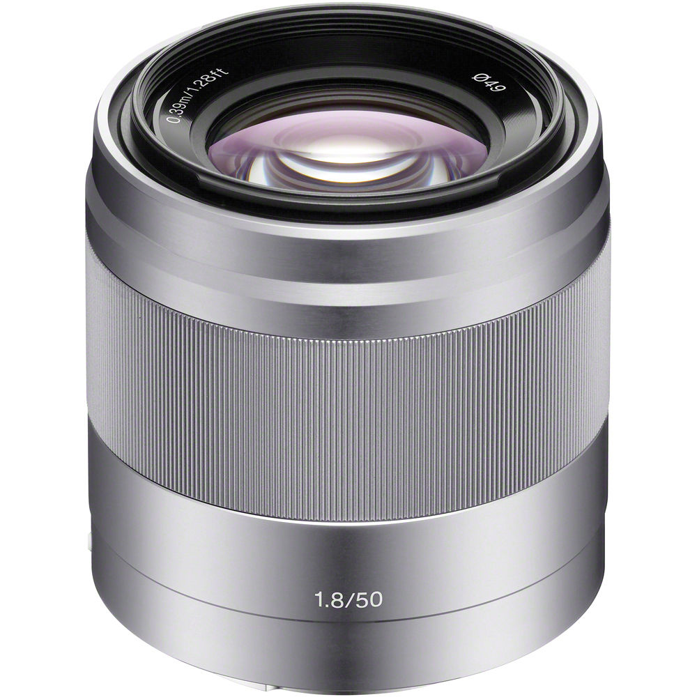 Sony E 50mm F/1.8 OSS Silver (SEL50F18) | Objektīvi un aksesuāri | Foto