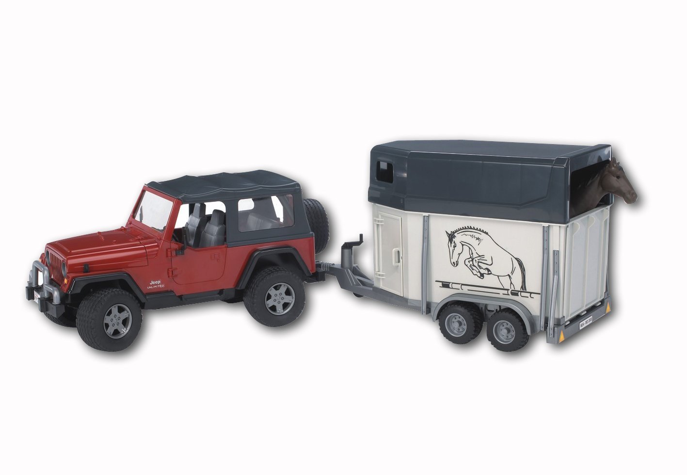 bruder jeep and trailer