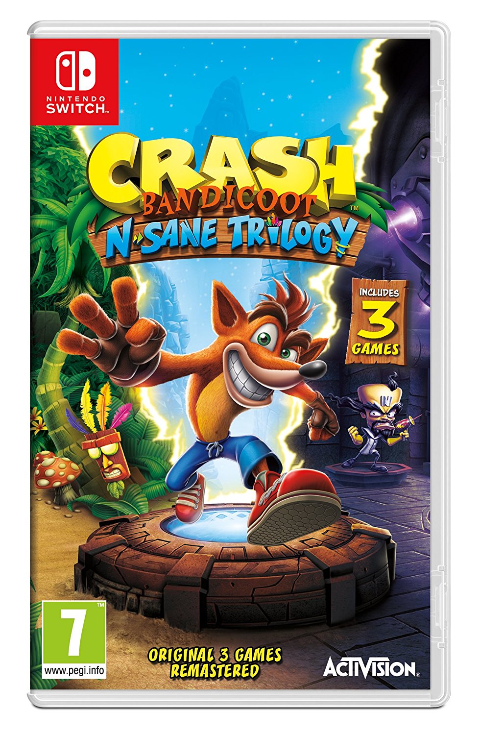 Nintendo Switch Crash Bandicoot N. Sane Trilogy | Игры | Игровые приставки  и игры | Интернет магазин BM.lv