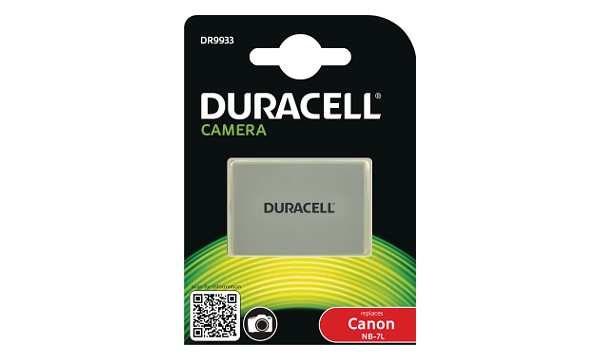 Duracell DR9933 Replacement For Canon NB-7L Battery 7.4v 1000mAh ...