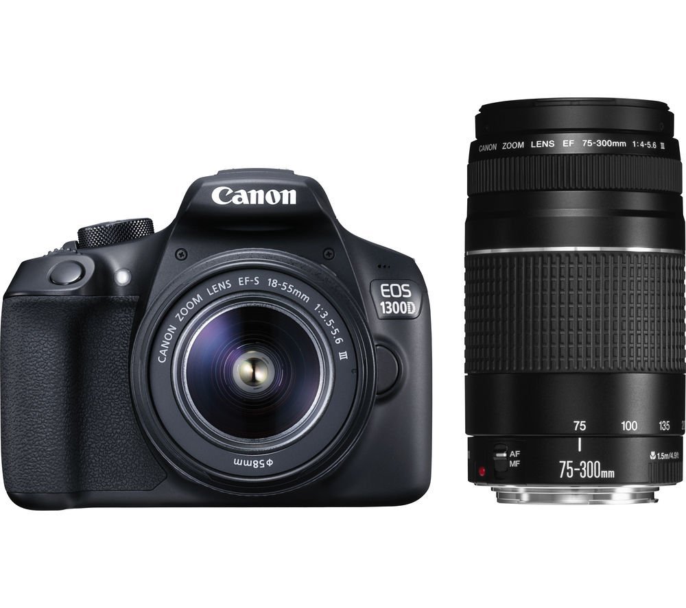 Canon EOS 4000D + 18- 55mm III + 75-300mm III | Photo cameras | Photo ...