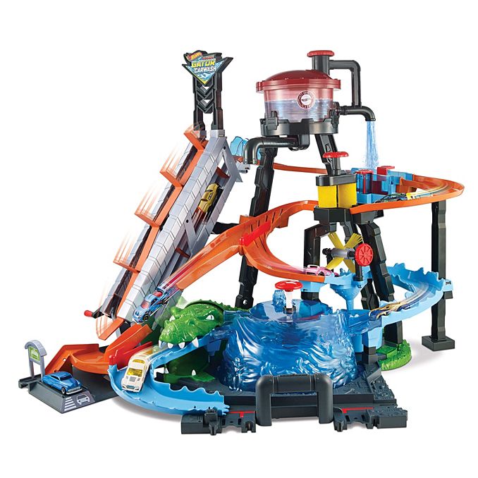 hot wheels city car wash play set stores