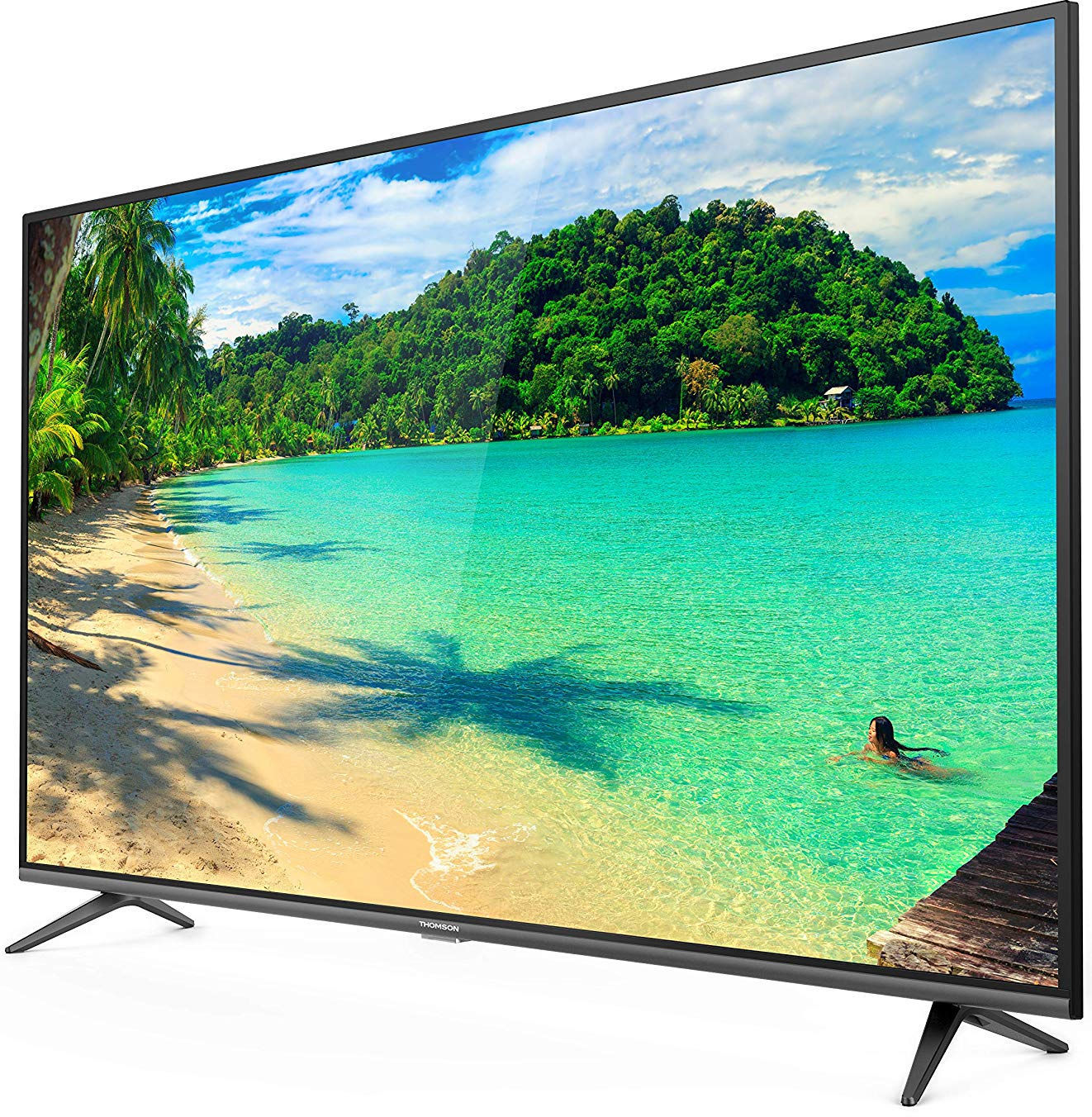 Телевизор c dvb t2. Телевизор Smart TV 43 Томсон дюйма. Thomson Smart TV led 43