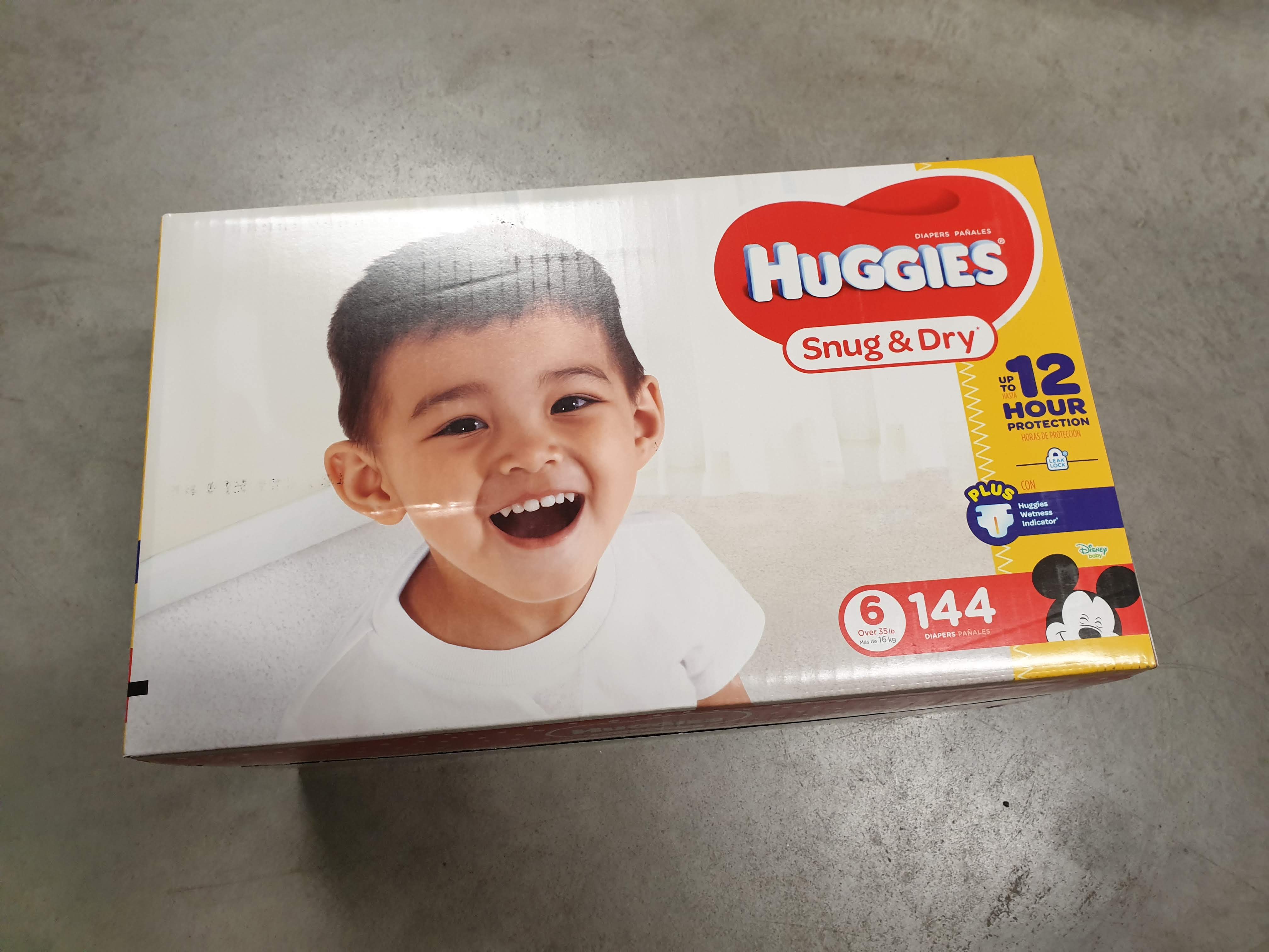 Huggies Snug & Dry 144 pieces, Size 6 Disney Mickey