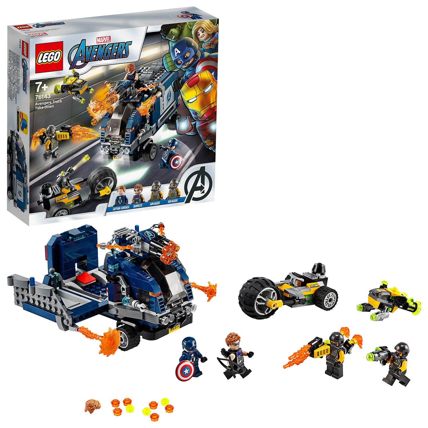 LEGO Marvel Avengers Truck Take Down 76143 BM.lv