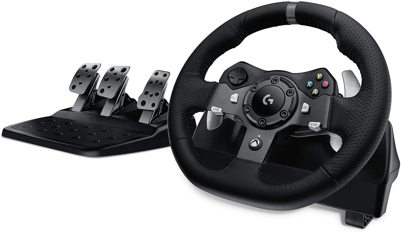 Logitech G920 Driving Force Racing Wheel for Xbox One and PC (941-000123) |  Игровые приставки и игры | Игровые приставки и игры | Интернет магазин BM.lv