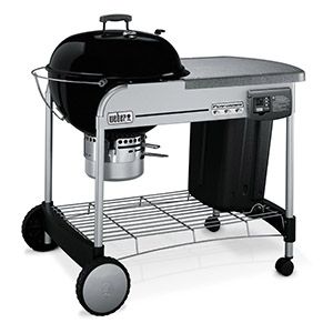 Weber Performer Deluxe GBS Charcoal Barbecue 57cm (15501998) | Resting ...