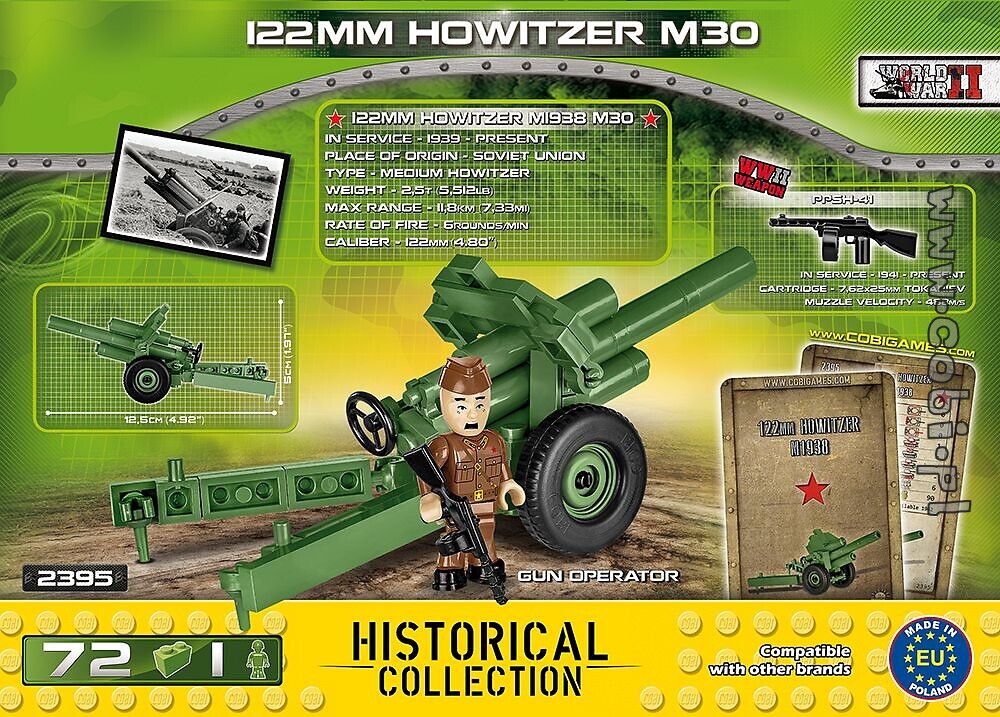 Cobi 2395 122 MM Howitzer M30