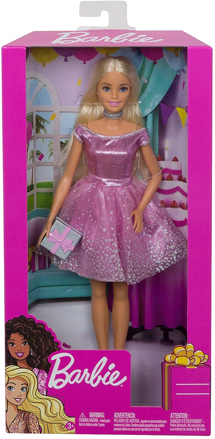 barbie doll birthday dress Shop Baby Blue Barbie Doll Dress for girl main image 0