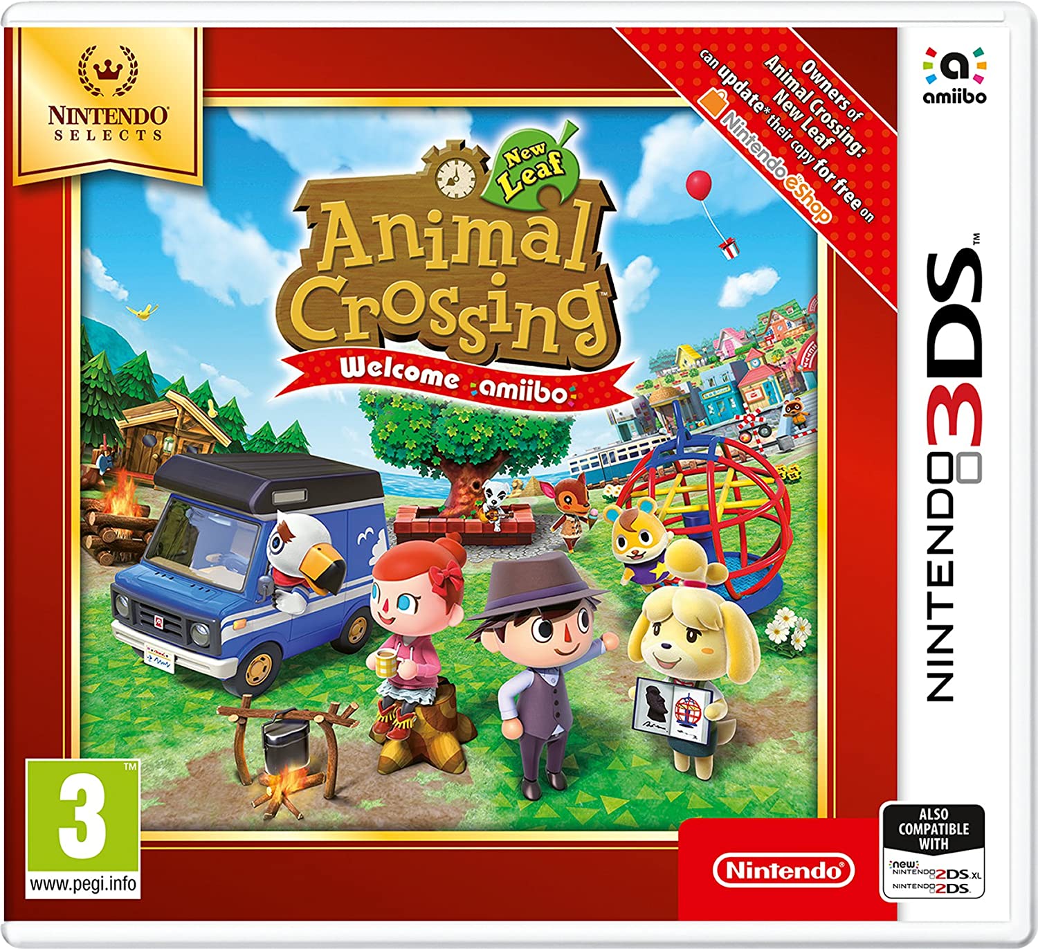 Nintendo 3DS Nintendo Selects Animal Crossing New Leaf: Welcome amiibo |  Games | Game consoles and games | Online shop 
