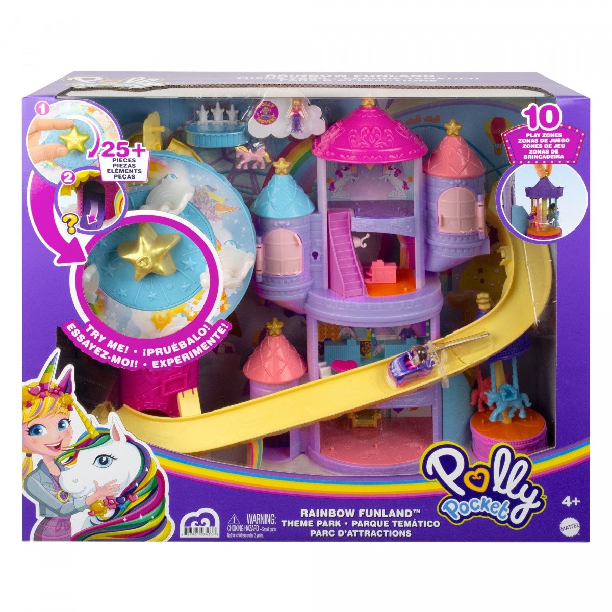 Polly Pocket Mundo de Unicórnio - Mattel - Tio Gêra