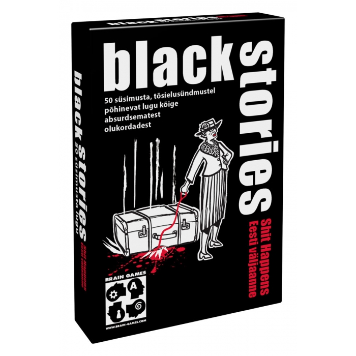 Black shit. Black stories настольная игра. Black stories игра.