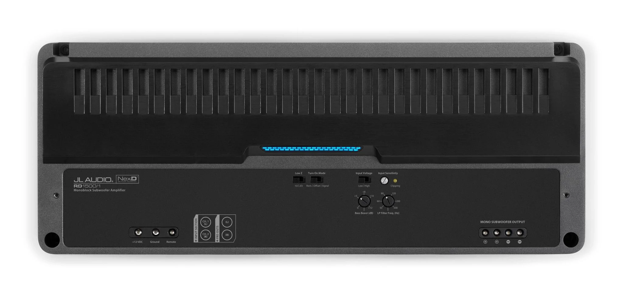 JL Audio JLRD1500/1 RD 1500W Monoblock Class D Subwoofer Amplifier