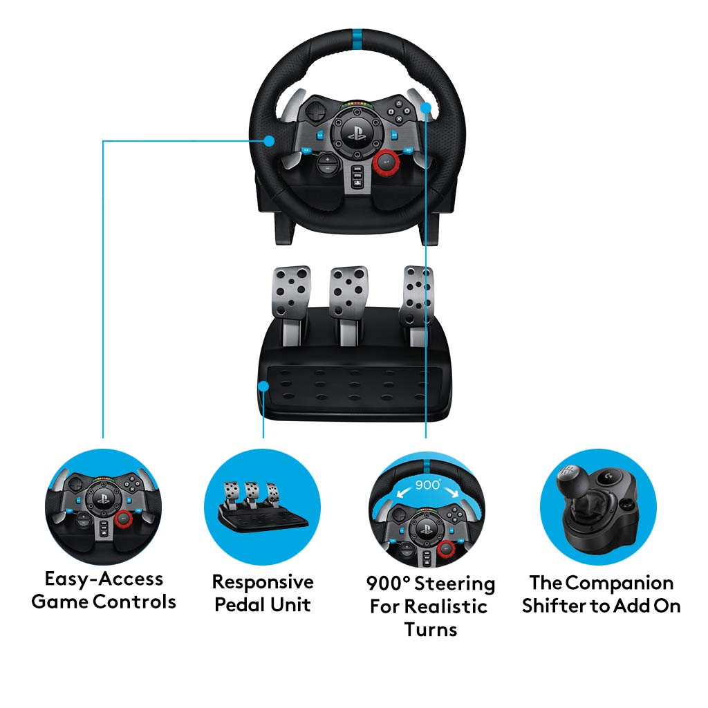 Logitech G29 Gaming Driving Force Racing Wheel (‎941-000112) | Game  consoles and games | Game consoles and games | Online shop BM.lv