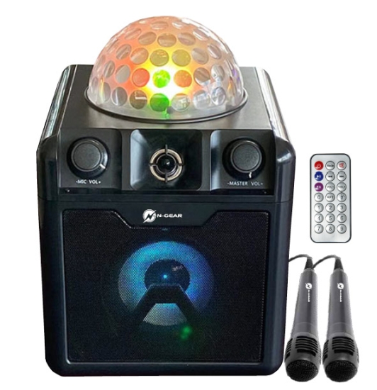 NGear Disco Block 410 Black Portable Bluetooth Disco / Karaoke Speaker Audio, HiFi TV